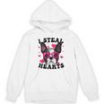 Boston Terrier Heart Glasses Girls Bostie Valentines Day Unisex Hoodie, trending gift