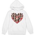 Boston Terrier Heart Valentine Boston Terrier Unisex Hoodie, trending gift