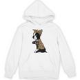 Boston Terrier Lover I Love Mom Tattoo Leopard Unisex Hoodie, Couple Gifts, Mom Gifts, Boston Terrier Mom Gifts, trending gift