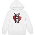 Boston Terrier Mom Dad Bostie Dog Lover Valentines Day Unisex Hoodie, Couple Gifts, Mom Gifts, Boston Terrier Dad Gifts, Boston Terrier Mom Gifts, trending gift