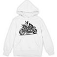Cool Boston Terrier Riding a Motorcycle Biker Dog Lover For Men Women Kids Unisex Hoodie, Boston Terrier Riding Gifts, trending gift