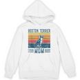 Dog Boston Terrier Mom Vintage Boston Terrier Mom Unisex Hoodie, Couple Gifts, Mom Gifts, Boston Terrier Mom Gifts, trending gift