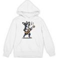 Dog Playing Guitar Singing Boston Terrier For Men Women Girls Kids Unisex Hoodie, trending gift