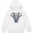 Elephant Artwork Animal Motif Art Animal Elephant Unisex Hoodie