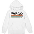 Fargo City レトロ ヴィンテージ ストライプ ギフトとお土産 パーカー