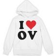 I Heart Ov Initials I Love OV First And Last Name O パーカー
