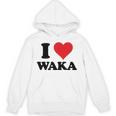 I Heart Waka ファーストネーム I Love パーソナライズ パーカー