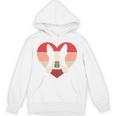 Retro Heart Boston Terrier Dog Vintage Valentine Unisex Hoodie, trending gift