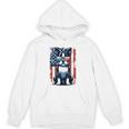 Vintage Boston Terrier Dog American US USA Flag Pets Dogs Unisex Hoodie, American Boston Terrier Gifts, trending gift