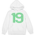 ナンバー19シャツ レトロユニフォーム ヨーロッパスタイル バックプリントジャージ パーカー