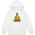 ブッダ 国際ヨガデー バックプリント パーカー