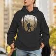 Bigfoot Disc Golf Player Sasquatch Disc Golfing Sports Unisex Hoodie