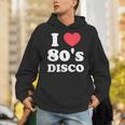 I Love 80S ディスコミュージック レトロディスコ パーカー
