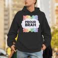 Proud Brah ゲイプライドフラッグ ジェンダー平等 パステルブラ 長袖tシャツ パーカー