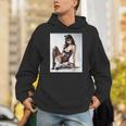 セクシーガールグラフィックtシャツ-猫マスクv2のセクシーなピンナップガール パーカー