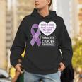 膵臓がん啓発 ハートトゥハート パープルリボン パーカー