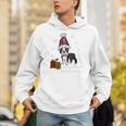 Boston Terrier Christmas T Shirt-Life Is Merrier Premium Tri-Blend Unisex Hoodie, Boston Terrier Christmas Hoodies, funny gift