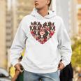 Boston Terrier Heart Valentine Boston Terrier Unisex Hoodie, funny gift