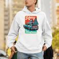 Boston Terrier Merry Christmas Tree Truck Santa Dog X-Mas Unisex Hoodie, Boston Terrier Christmas Hoodies, funny gift
