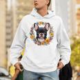 Boston Terrier Mom Floral Bostie Dog Lover Flowers Cute Unisex Hoodie, Boston Terrier Mom Hoodies, funny gift