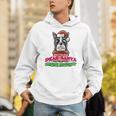 Boston Terrier Santa Claus Christmas Dog Unisex Hoodie, Boston Terrier Christmas Hoodies, funny gift