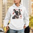 Boston Terrier Is My Valentine Cute Pet Dog Owner Valentine Unisex Hoodie, funny gift