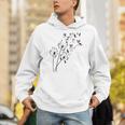 Dandelion Boston Terrier Flower Floral Bostie Tree Unisex Hoodie, funny gift