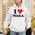 I Heart Waka ファーストネーム I Love パーソナライズ パーカー