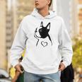 I Love My Boston Terrier Dog With Heart Unisex Hoodie, funny gift