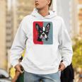 Retro Boston Terrier Dog Lover Bostie Mom Dad Dog Owner Unisex Hoodie, Boston Terrier Mom Hoodies, Boston Terrier Dad Hoodies, funny gift