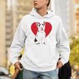 Valentine's Day Boston Terrier Lover Unisex Hoodie, funny gift