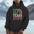 10Th Birthday Football Ten Year Old Football Player Hoodie