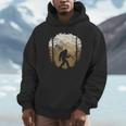 Bigfoot Disc Golf Player Sasquatch Disc Golfing Sports Unisex Hoodie
