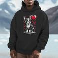 Boston Terrier Dog Valentine's Day Dog Owner Unisex Hoodie, novelty gifts, funny gifts