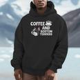 Boston Terrier Lover Coffee And Boston Terriers Unisex Hoodie, novelty gifts, funny gifts