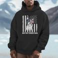 Boston Terrier Papa Cool Dog Lover USA American Flag Men Women Unisex Hoodie, novelty gifts, funny gifts
