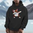 Dabbing Red Boston Terrier Dab Dance Dog Men Women Kids Unisex Hoodie, novelty gifts, funny gifts