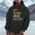 Eatleep Rave Repeat Edm テクノ パーカー