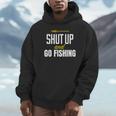 hut Up And Go Fishing Fisher Lover Fish Fishing パーカー
