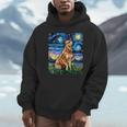 Red Heeler Starry Night Cattle Dog Colorful Art By Aja For Men Women Girls Kids Unisex Hoodie, novelty gifts, funny gifts