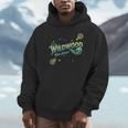 Retro Wildwood New Jersey Waves Sun Ocean Beach NJ Vacation Unisex Hoodie
