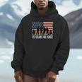 Veterans No Kings Vintage America Flag Veterans Hoodie