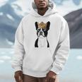 Boston Terrier Dog Wearing Crown For Men Women Girls Kids Unisex Hoodie, novelty gifts, funny gifts