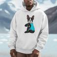 Boston Terrier I Love Mom Apparel Unisex Hoodie, novelty gifts, funny gifts