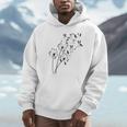Dandelion Boston Terrier Flower Floral Bostie Tree Unisex Hoodie, novelty gifts, funny gifts
