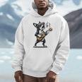 Dog Playing Guitar Singing Boston Terrier For Men Women Girls Kids Unisex Hoodie, novelty gifts, funny gifts