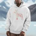 Floral FLower Boston Terrier Mom Grandma Unisex Hoodie, novelty gifts, funny gifts