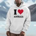 I Love Australia パーカー