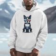 USA Flag Boston Terrier Best Dog Mom Ever 2025 Unisex Hoodie, novelty gifts, funny gifts