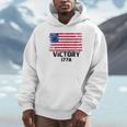Victory 1776 愛国的 ベッツィー・ロス アメリカ国旗 星13個 パーカー